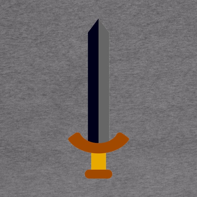 Minimalist Sword Icon (Dark) by Graograman